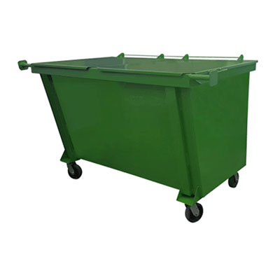Container de Lixo 1600L Metálico Isalog Carrinhos